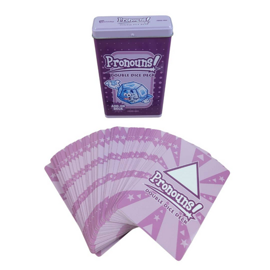 Pronouns Double Dice Add-On Deck