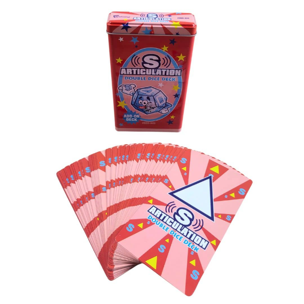 Articulation Double Dice Add-On Deck (CH, F, G, K, L, R, S, SH, TH, R/S/L Clusters)