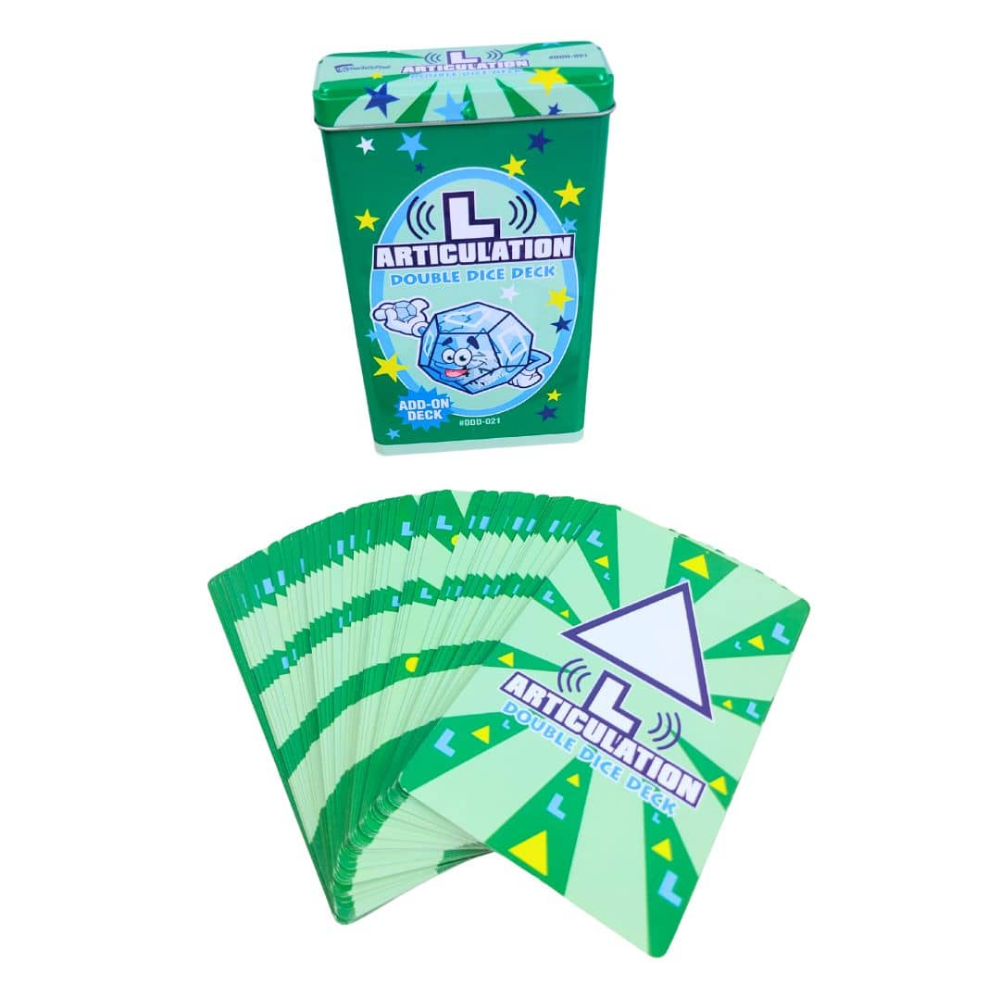 Articulation Double Dice Add-On Deck (CH, F, G, K, L, R, S, SH, TH, R/S/L Clusters)