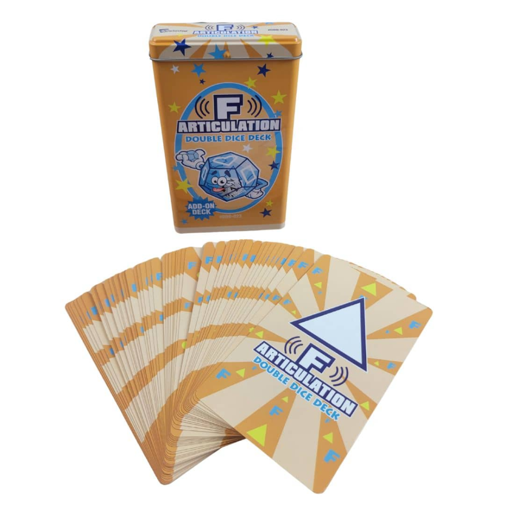 Articulation Double Dice Add-On Deck (CH, F, G, K, L, R, S, SH, TH, R/S/L Clusters)