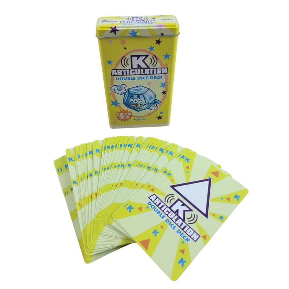 Articulation Double Dice Add-On Deck (CH, F, G, K, L, R, S, SH, TH, R/S/L Clusters)