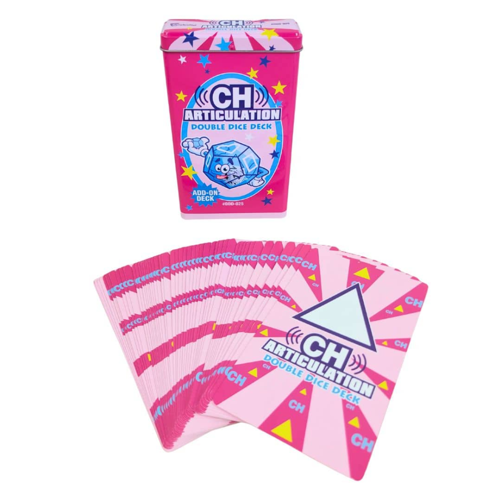 Articulation Double Dice Add-On Deck (CH, F, G, K, L, R, S, SH, TH, R/S/L Clusters)