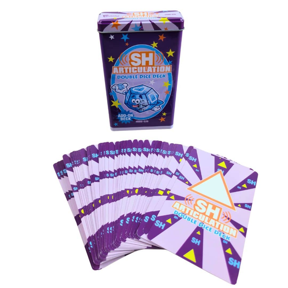Articulation Double Dice Add-On Deck (CH, F, G, K, L, R, S, SH, TH, R/S/L Clusters)