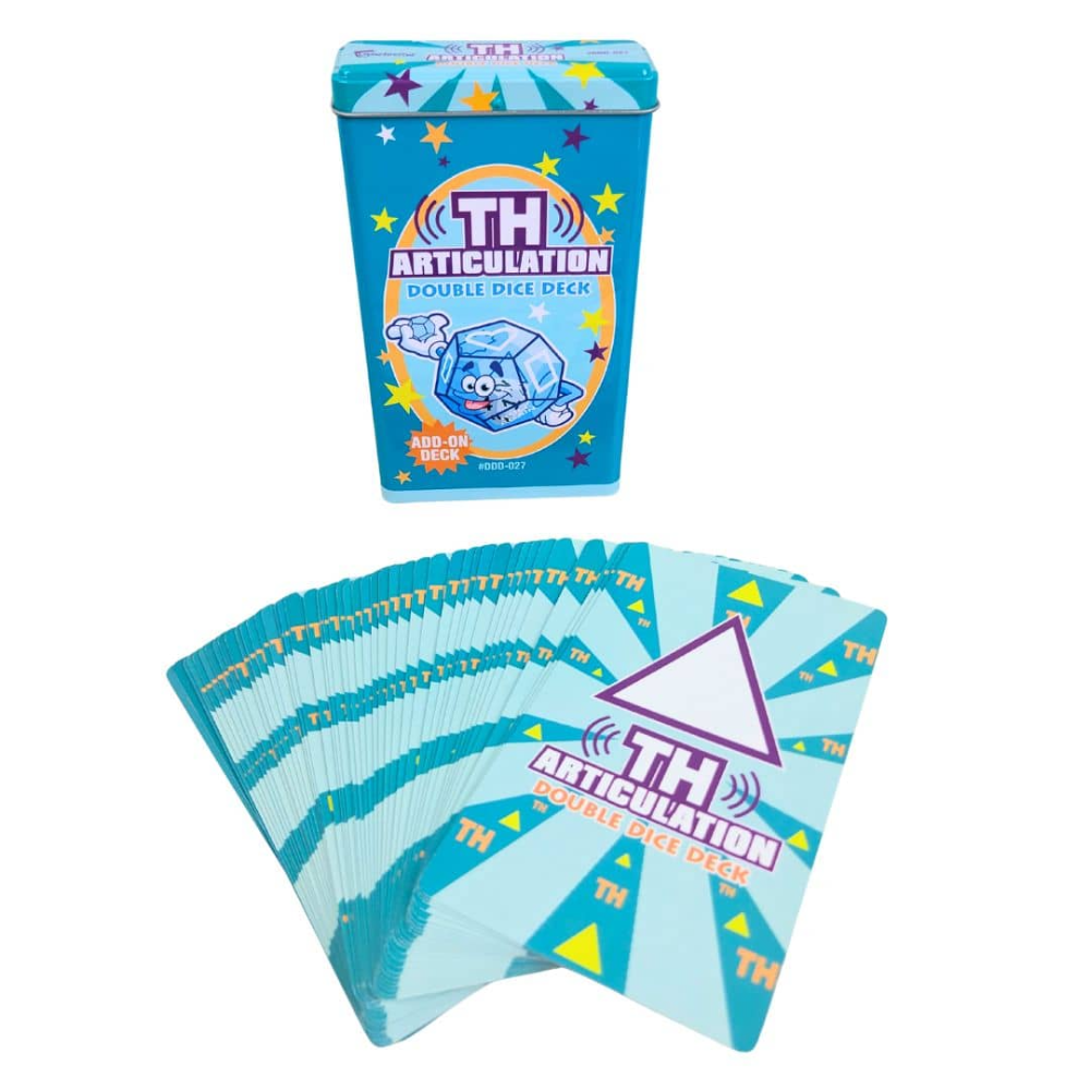 Articulation Double Dice Add-On Deck (CH, F, G, K, L, R, S, SH, TH, R/S/L Clusters)