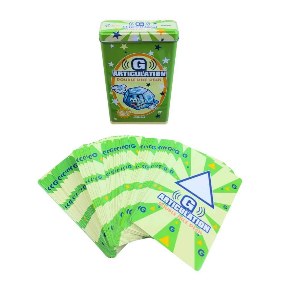 Articulation Double Dice Add-On Deck (CH, F, G, K, L, R, S, SH, TH, R/S/L Clusters)