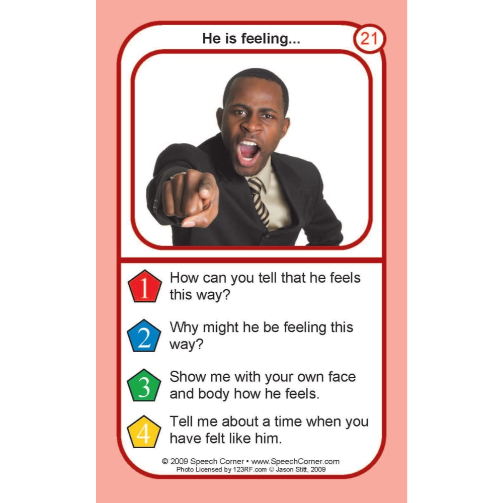Feelings And Emotions Double Dice Deck