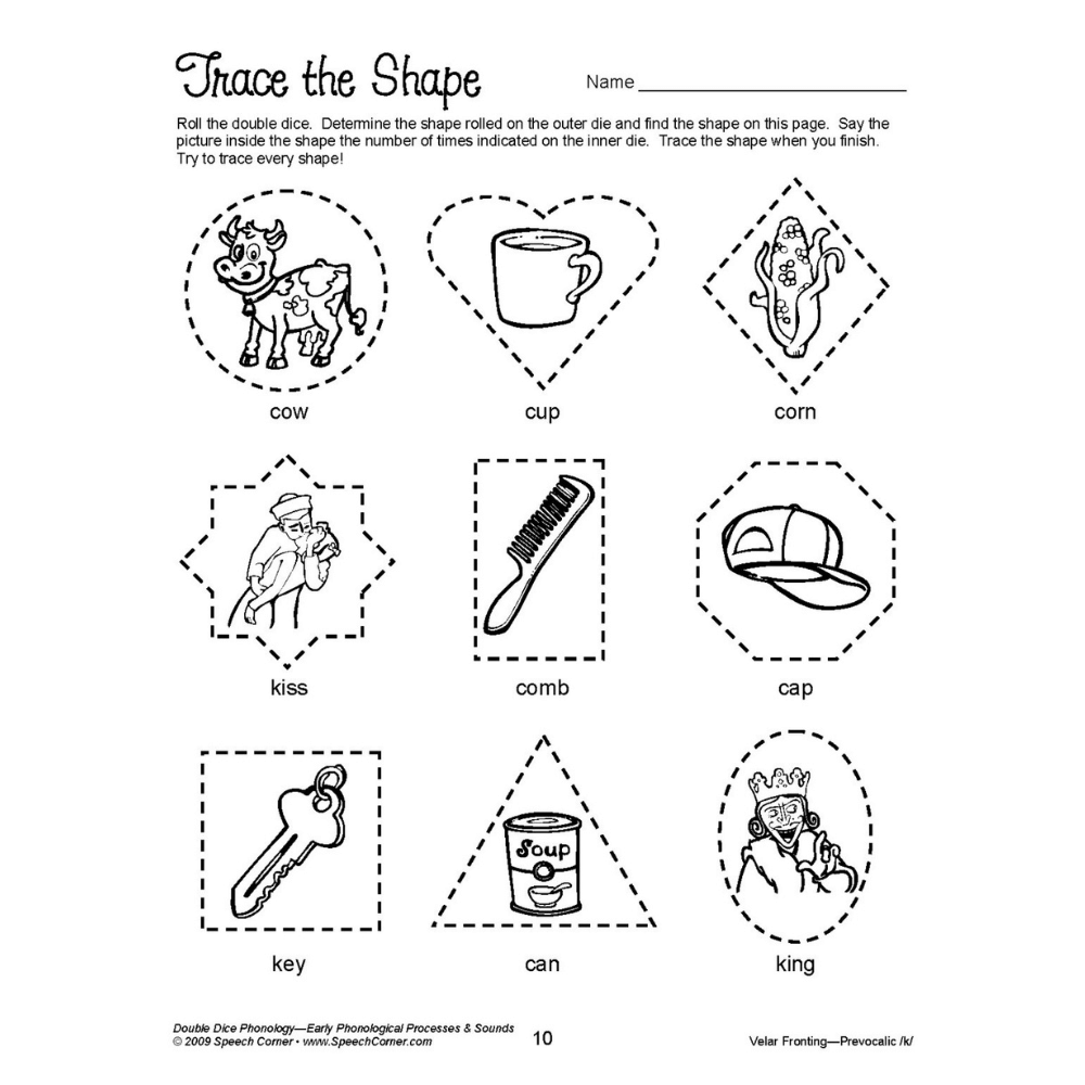 Double Dice Phonology Trace the Shape