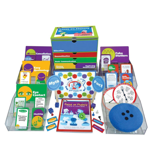 Focus on Fluency educational games to help children who stutter communicate clearly 