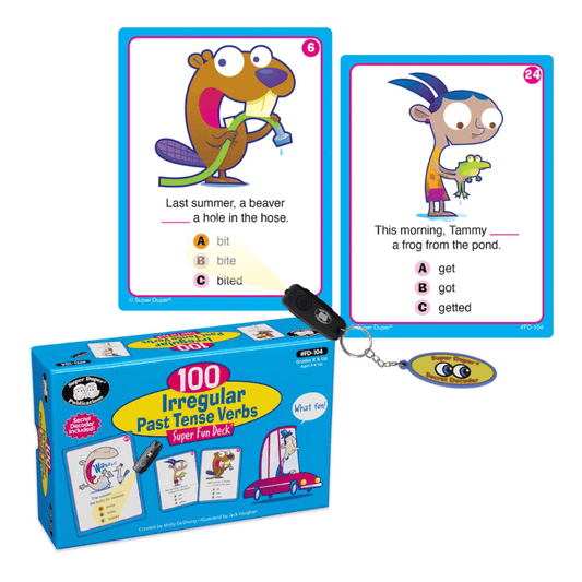 FD104_100_Irregular_Past_Tense_Verbs_Super_Fun_Deck