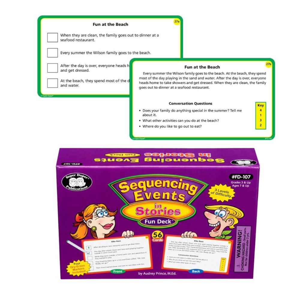 Sequencing Events in Stories Fun Deck®