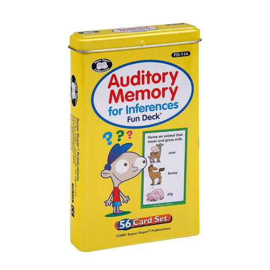 Auditory Memory For Inferences Fun Deck