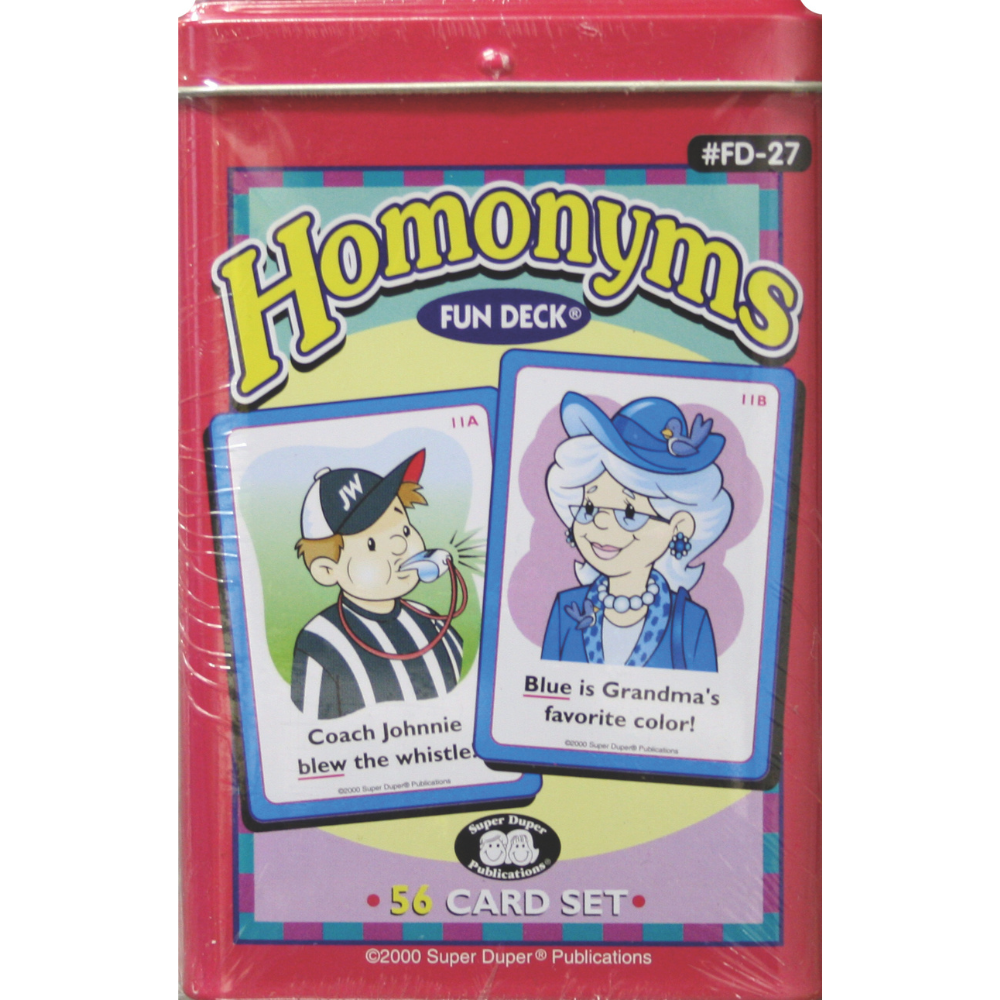 FD27 Homonyms Fun Deck in a red box