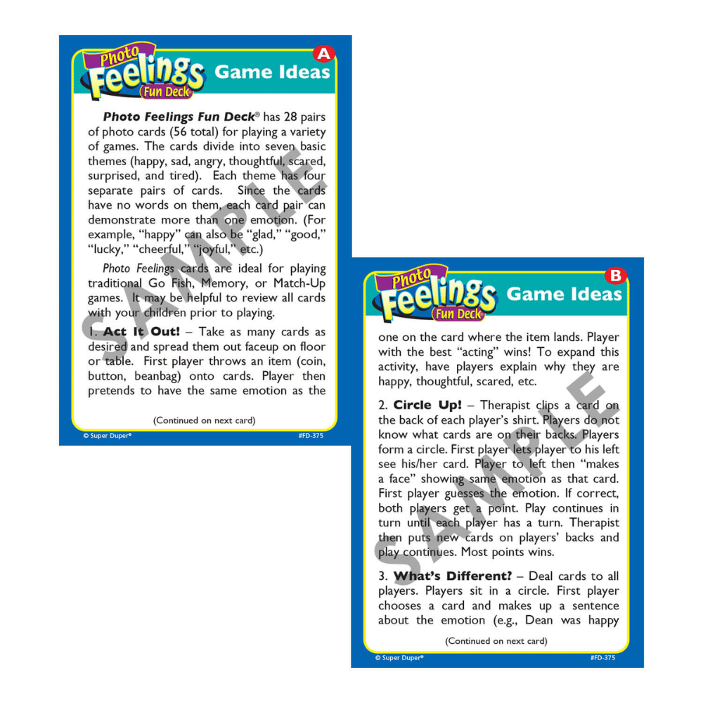 Photo Feelings Fun Deck®