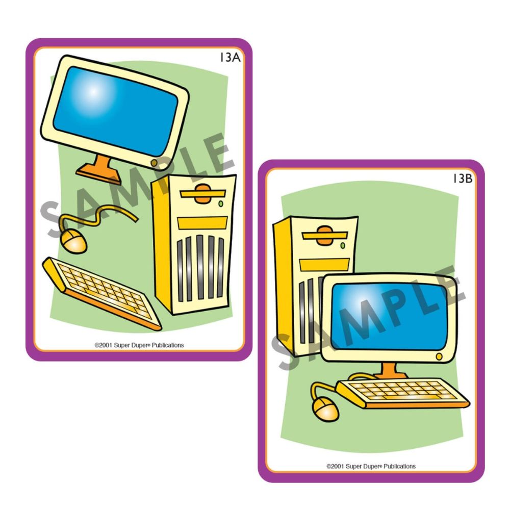 computer clipart with deck