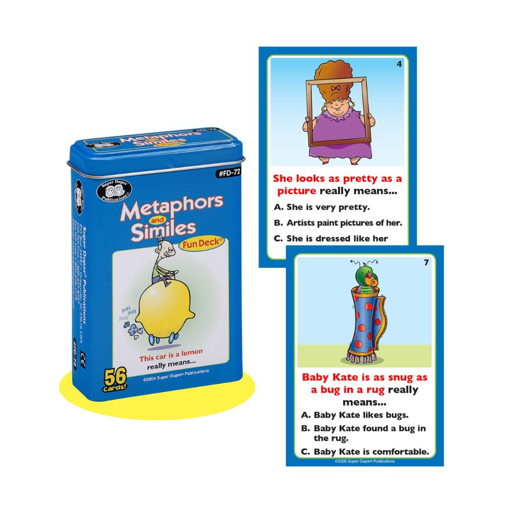 Metaphors & Similes Fun Deck® | Super Duper | Canada – Rejuvenate Resources