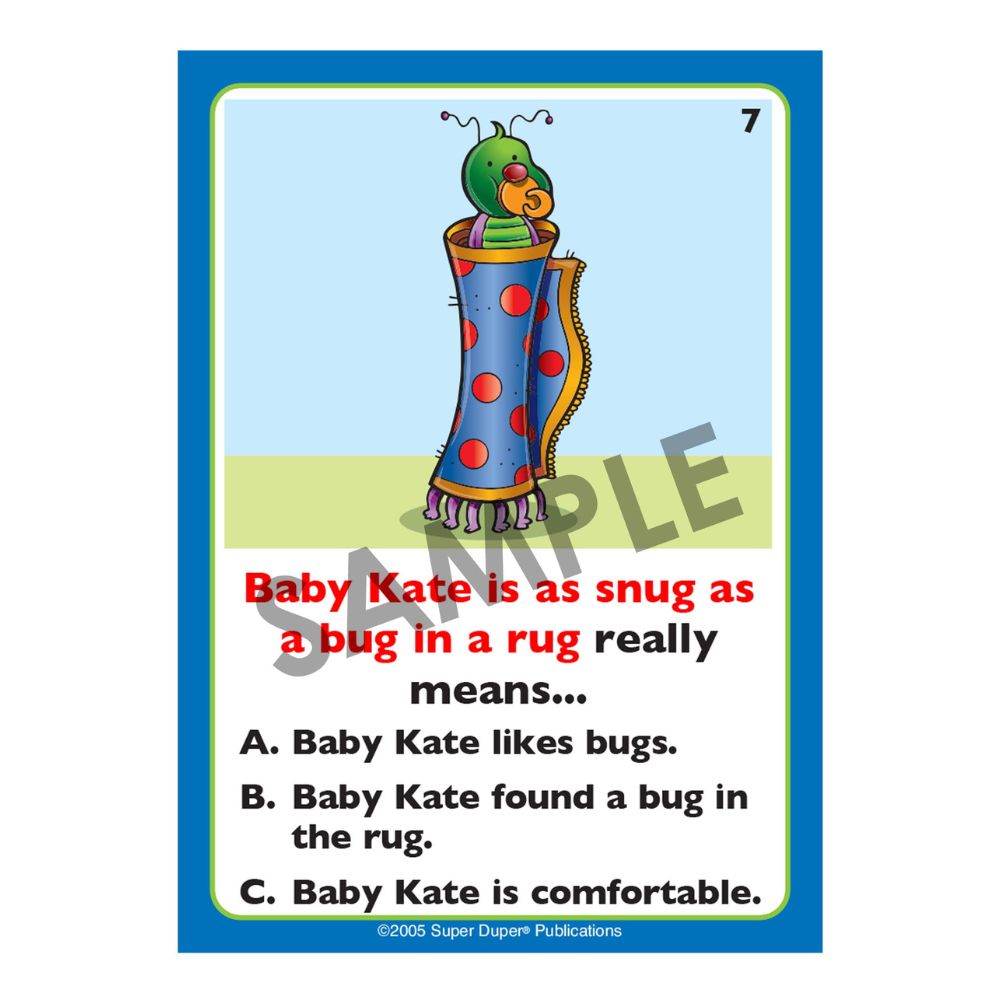 Metaphors & Similes Fun Deck® | Super Duper | Canada – Rejuvenate Resources
