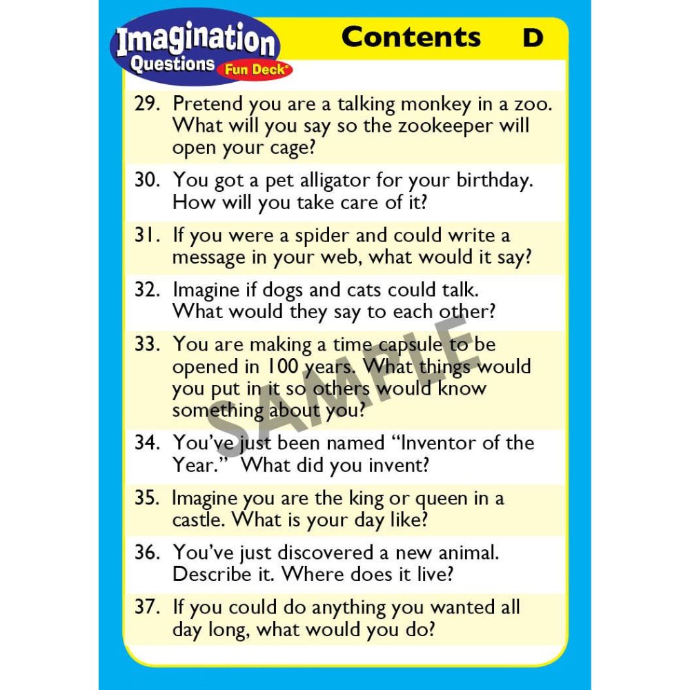 Imagination Questions Fun Deck®