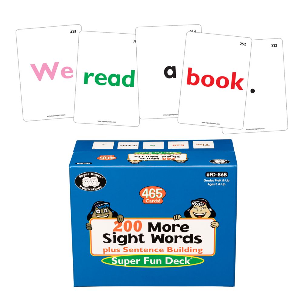 200 More Sight Words Fun Deck