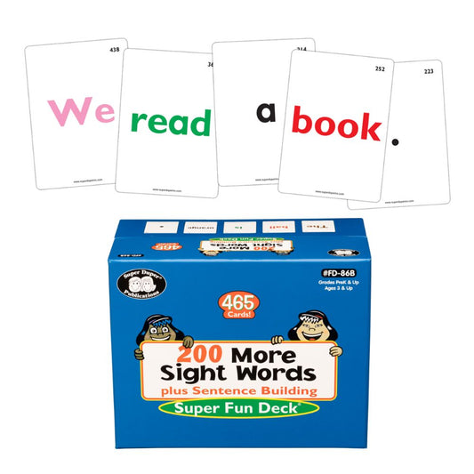 200 More Sight Words Fun Deck