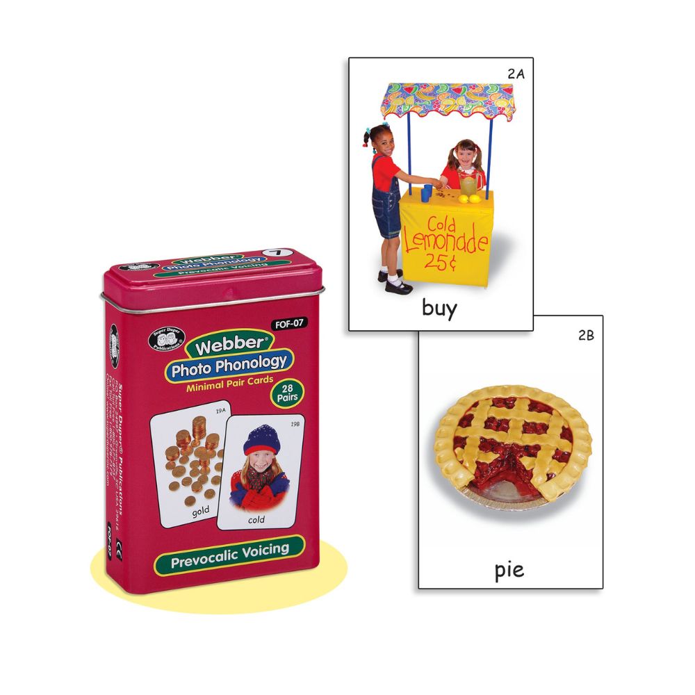 Webber® Photo Phonology Minimal Pair Cards