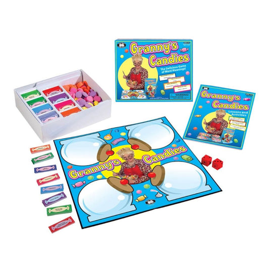 Granny's Candies® Board Game interactive game that helps children learn vocabulary skills