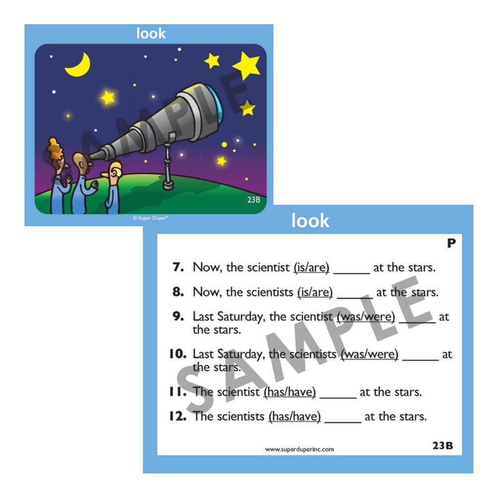 WHOOSH® Action Verb Game, Prompt Photo Card