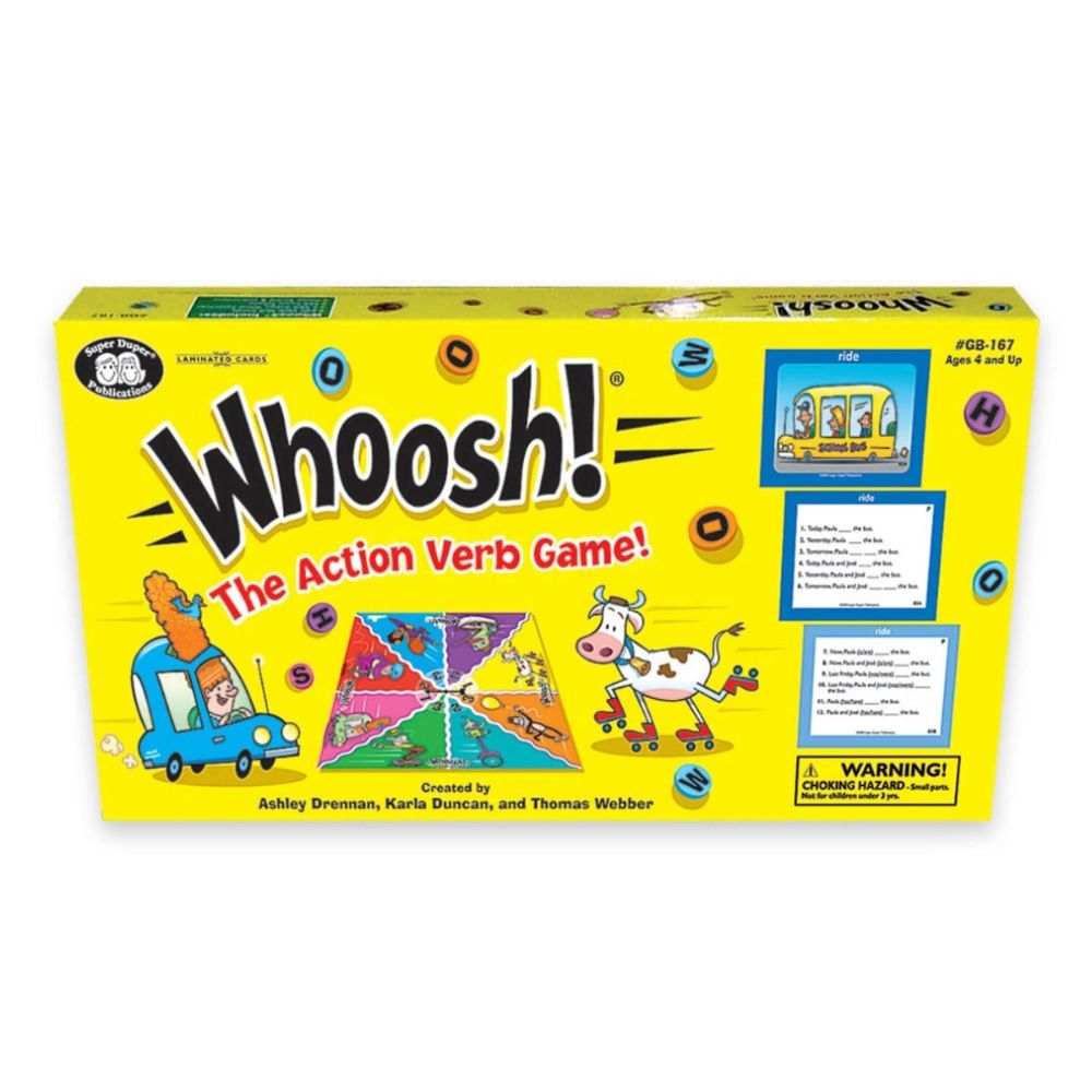 WHOOSH® Action Verb Game, for students in prekindergarten and up and children ages 4 and up