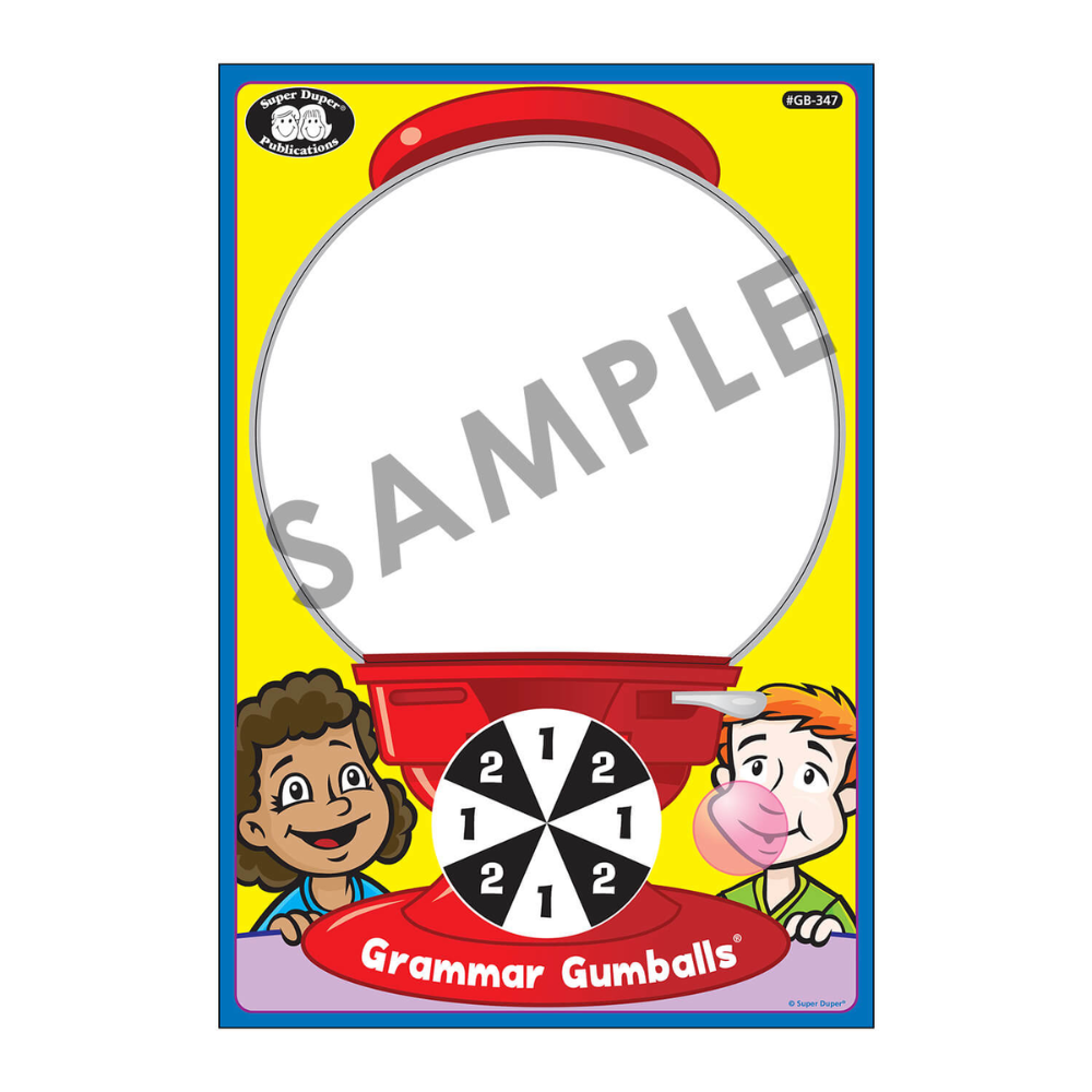 Grammar Gumballs® Board Game Sample