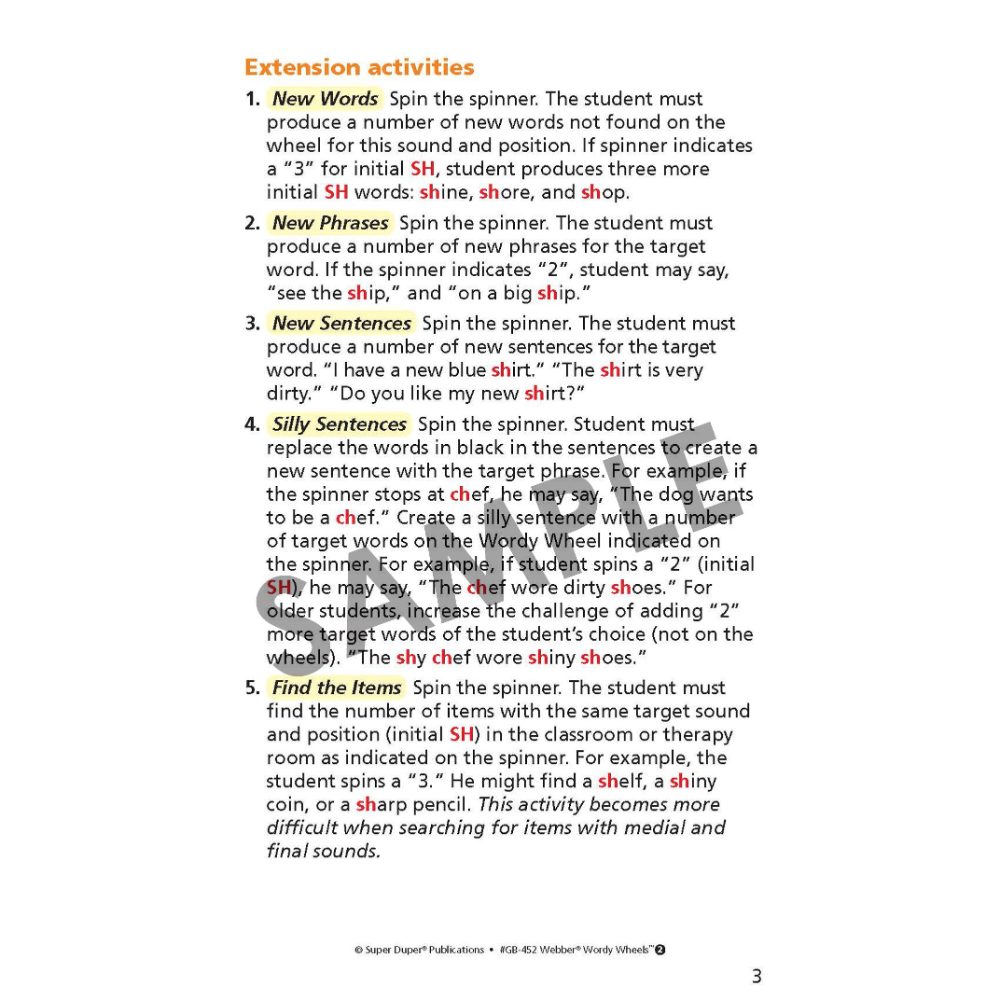 Educational worksheet with extension activities on a white background
