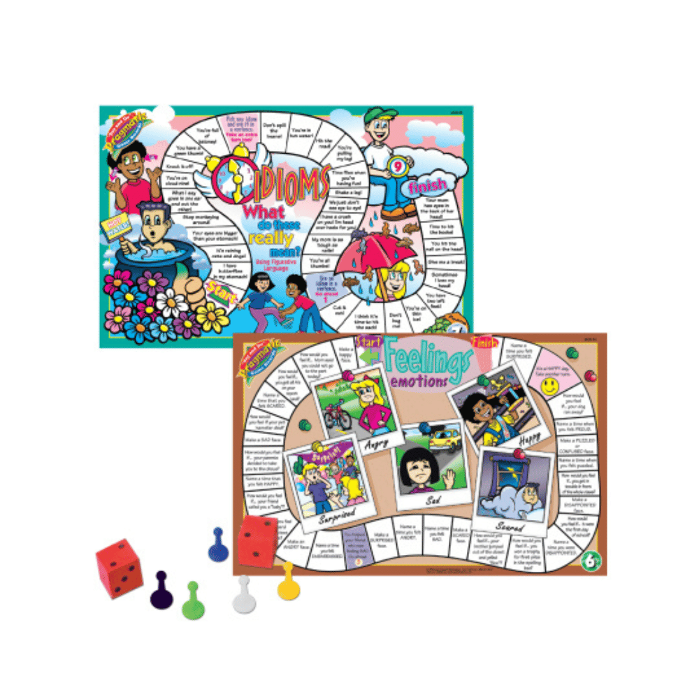 Positive Interactive Games Positive Pragmatic Game Boards | Social Communication Skills ...