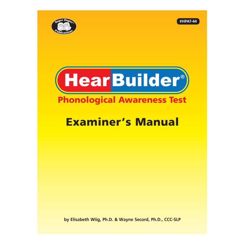 H-PAT: HearBuilder Phonological Awareness Test