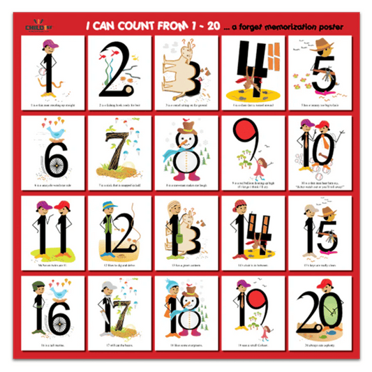 I Can Count from 1 to 20 Poster