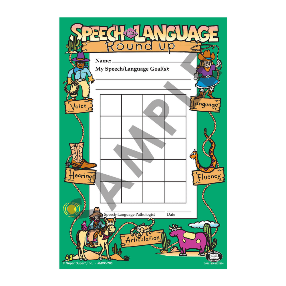 Mini Speech & Language Incentive Charts: Round Up