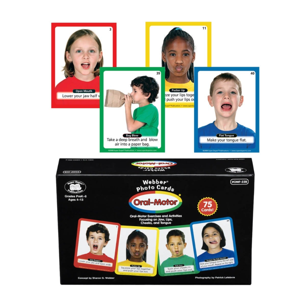 Webber® Oral Motor Photo Cards
