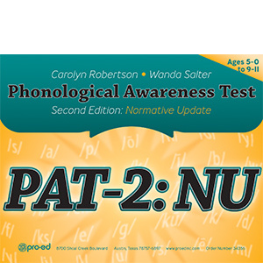 PAT-2:NU Phonological Awareness Test, Complete Kit