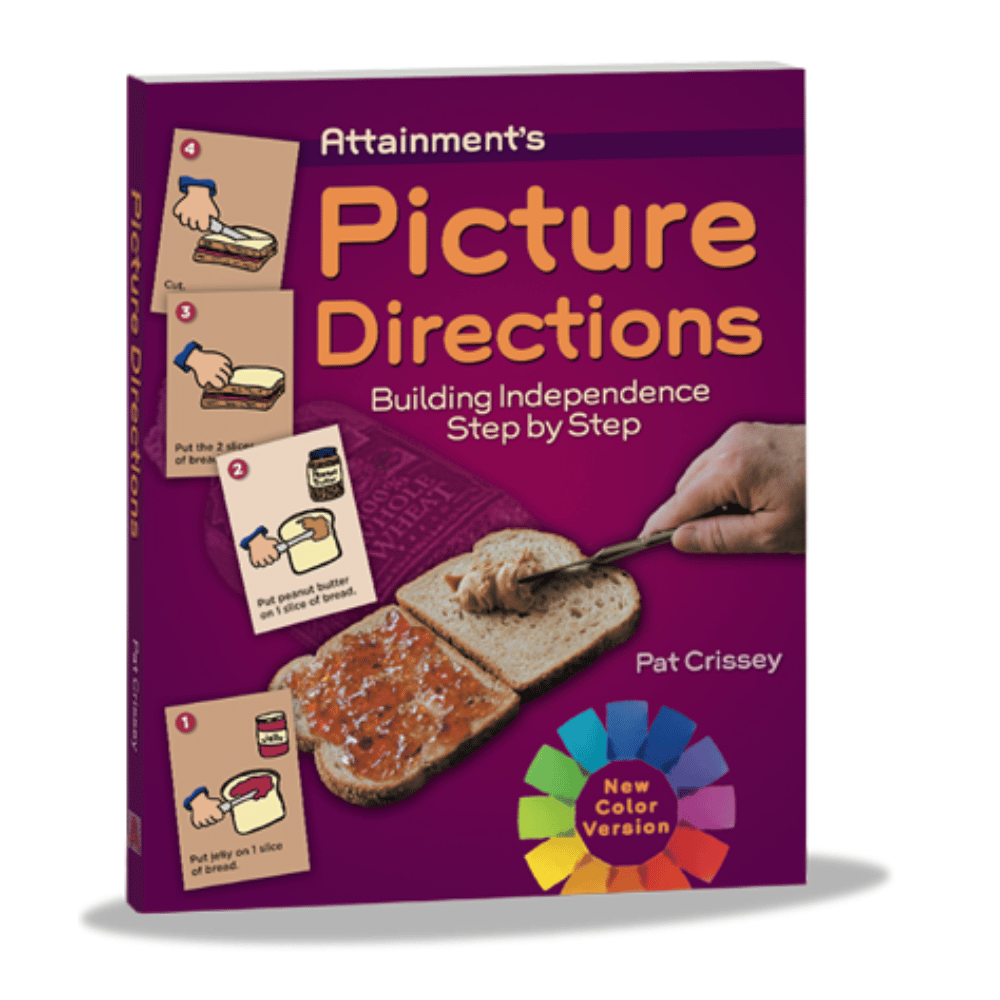 Picture Directions book cover showing steps for how to make a peanut butter and jelly sandwich