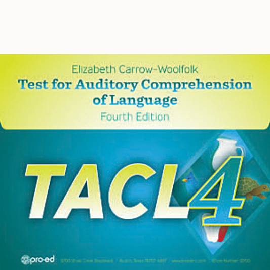 TACL-4: Test for Auditory Comprehension of Language (Fourth Edition) Kit