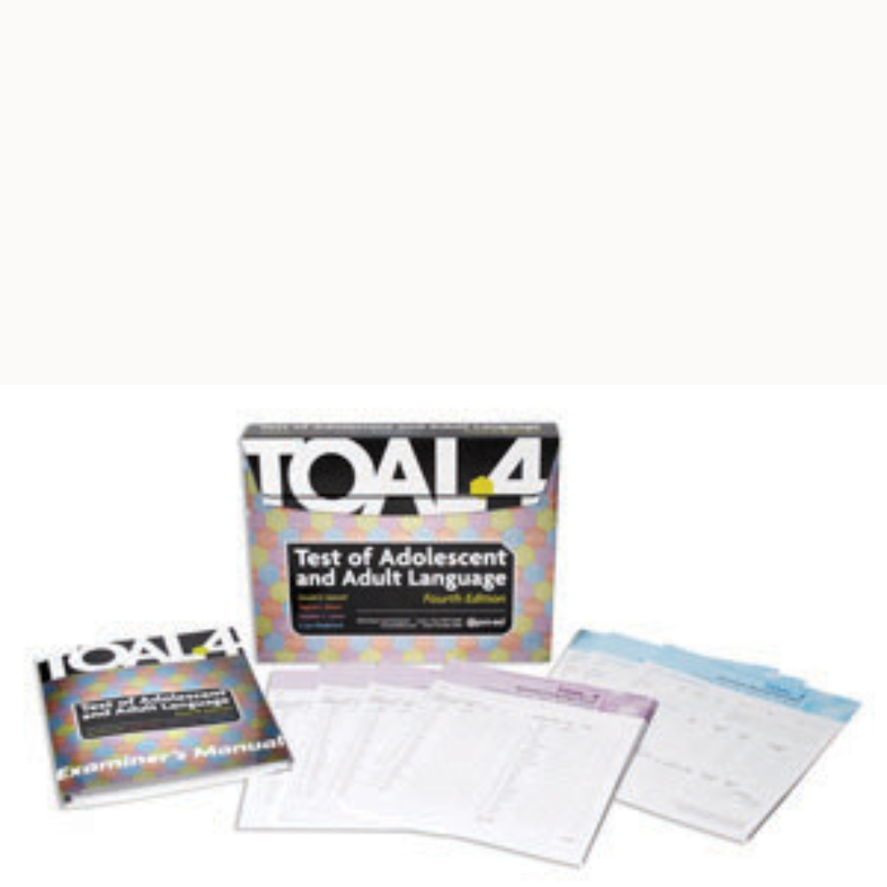 TOAL-4: Test of Adolescent & Adult Language (Fourth Edition), Kit