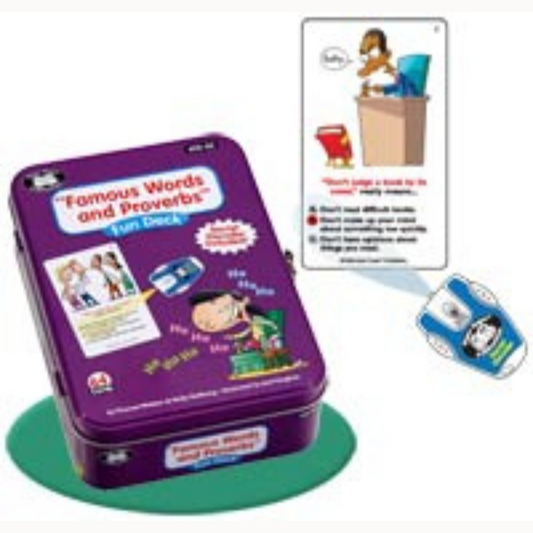 Proverbs Fun DeckFamous Words and Proverbs Fun Deck®