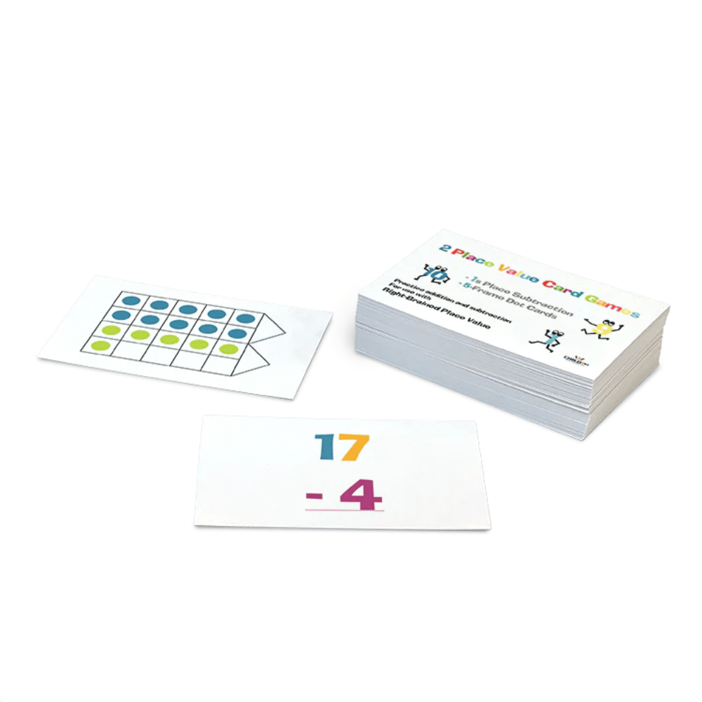 Right-Brained Addition & Subtractions Volume 2 Games Cards Sample
