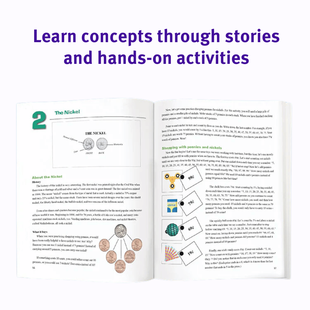 Right-Brained Time, Money & Management: learn concepts through stories and hands-on activities