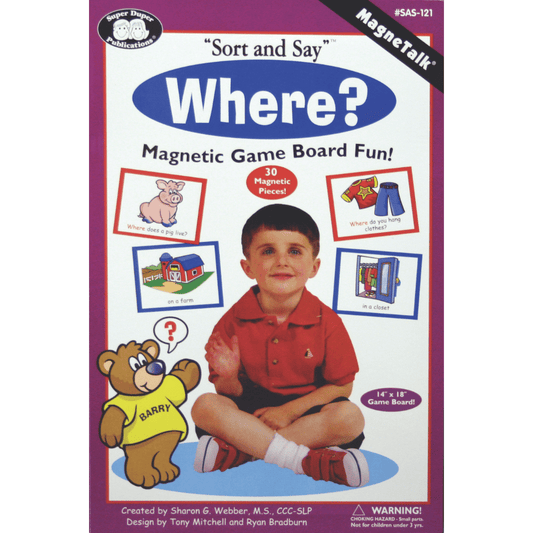 MagneTalk™ "Sort and Say" Where? game board