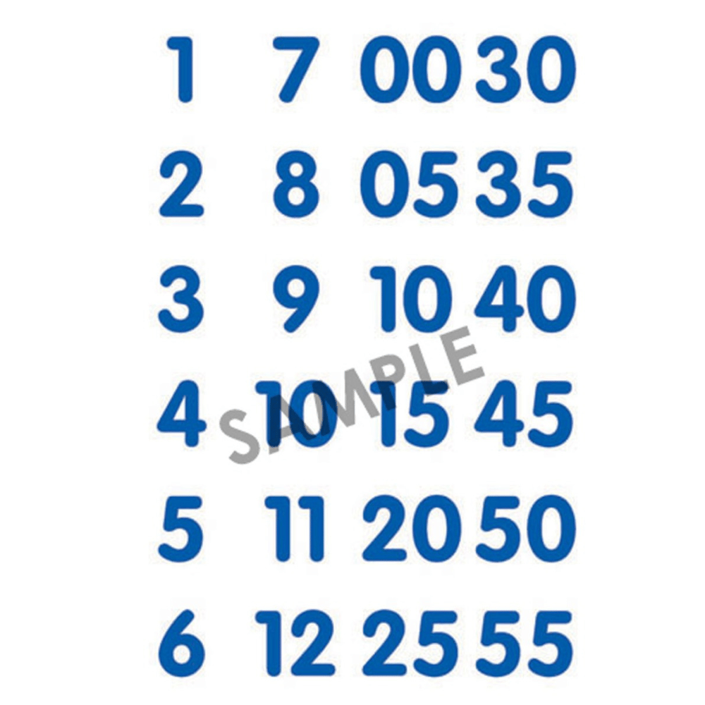 MagneTalk™ "Telling Time" magnetic numbers