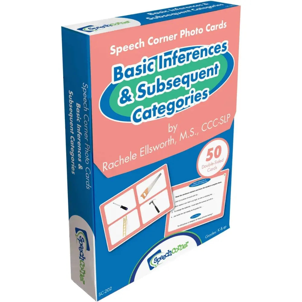 Speech Corner Photo Cards: Basic Inferences & Subsequent Categories by Rachele Ellsworth, M.S.