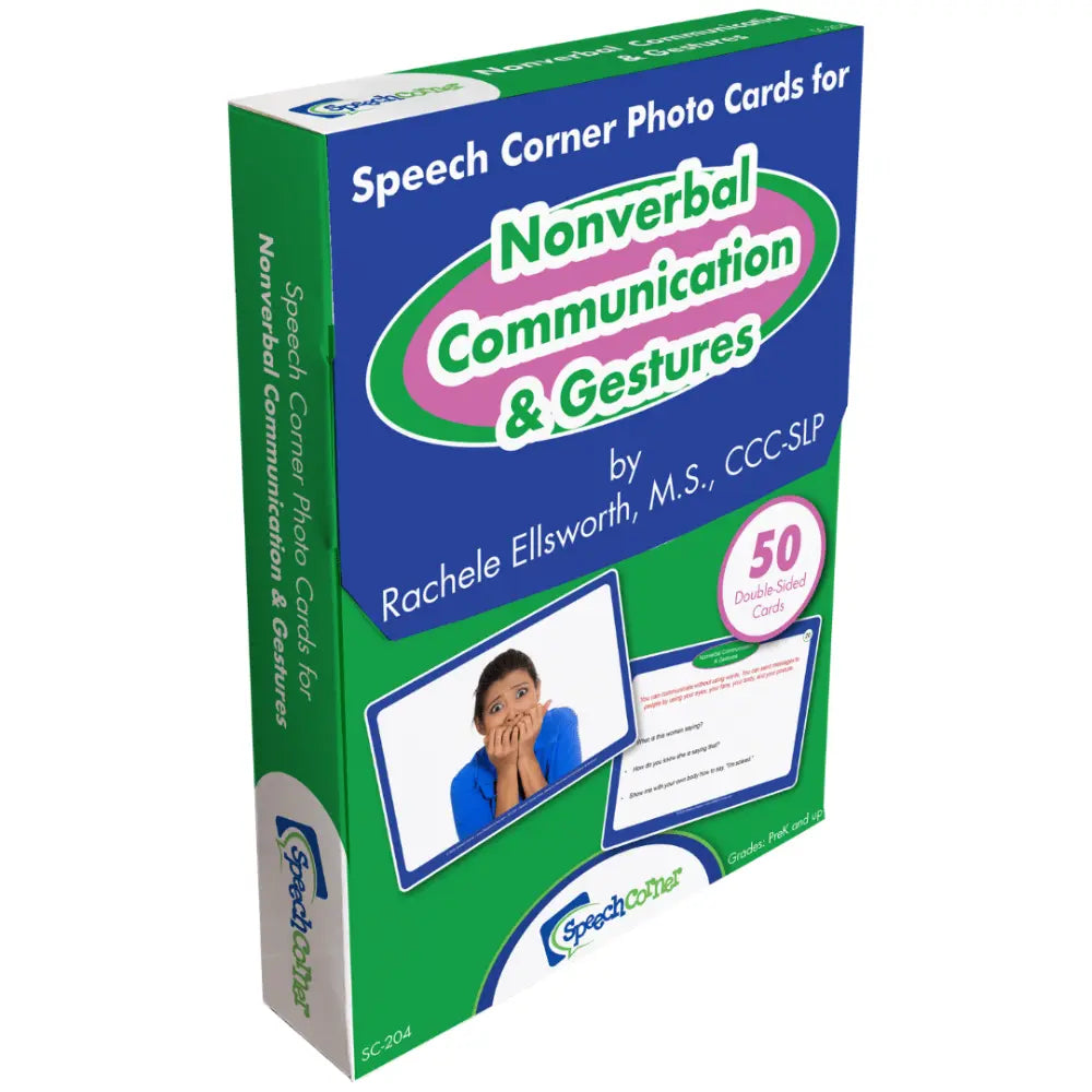 Nonverbal Communication & Gestures Photo Cards