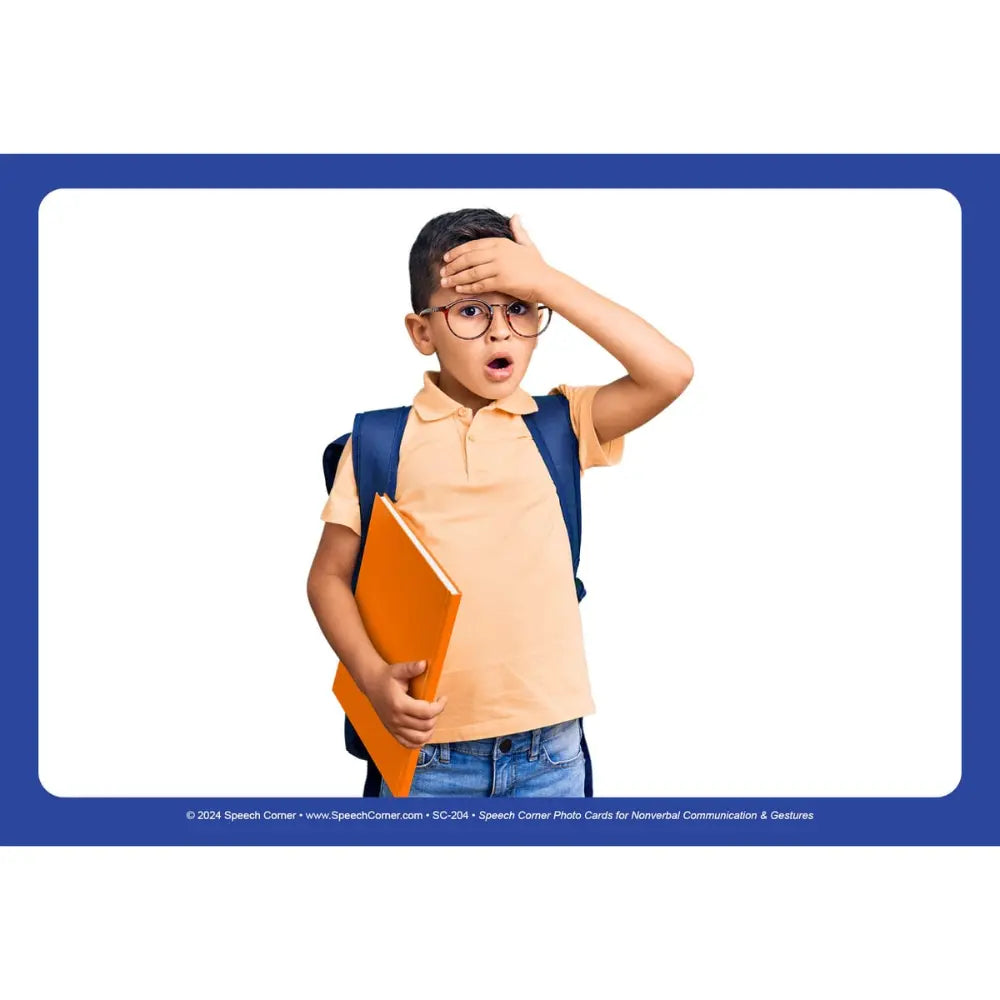 Nonverbal Communication & Gestures Photo Cards