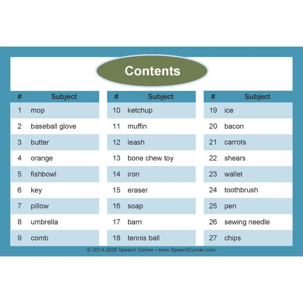 Expressive Language Photo Cards
