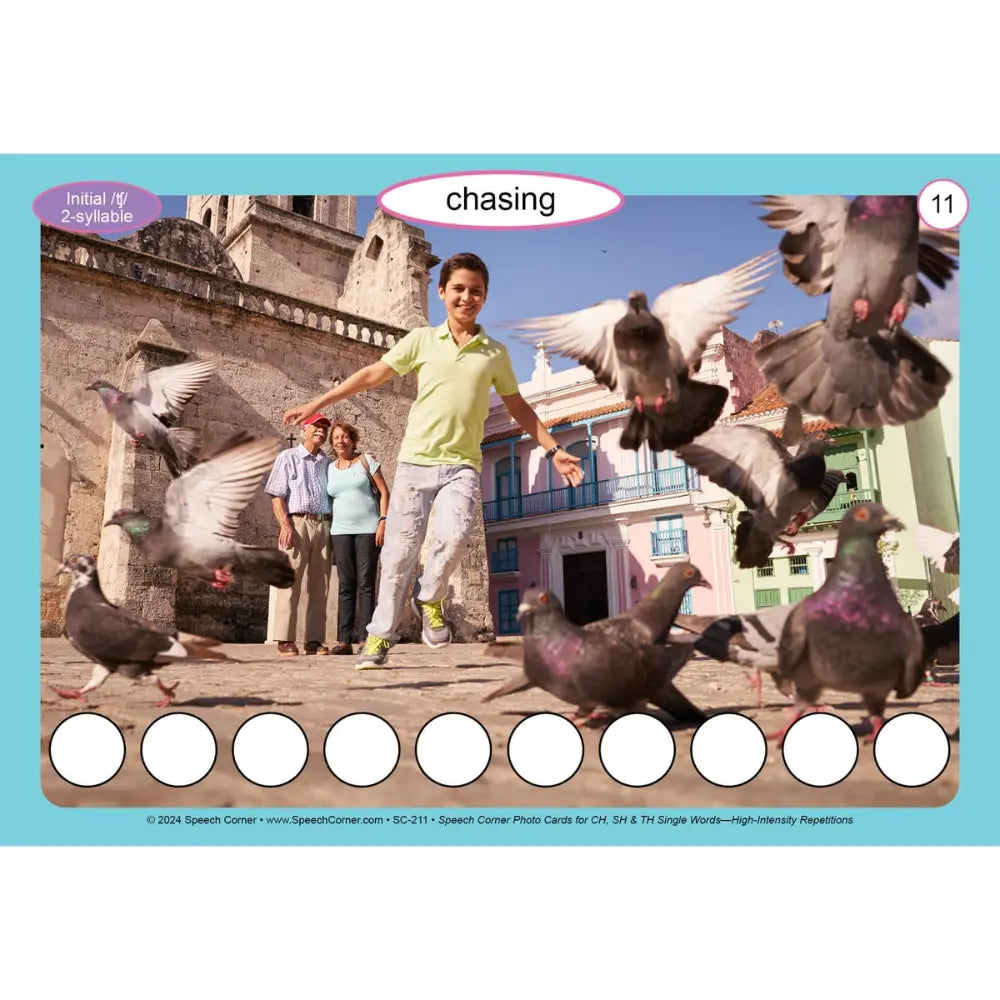 CH, SH, and TH Single Words Photo Cards