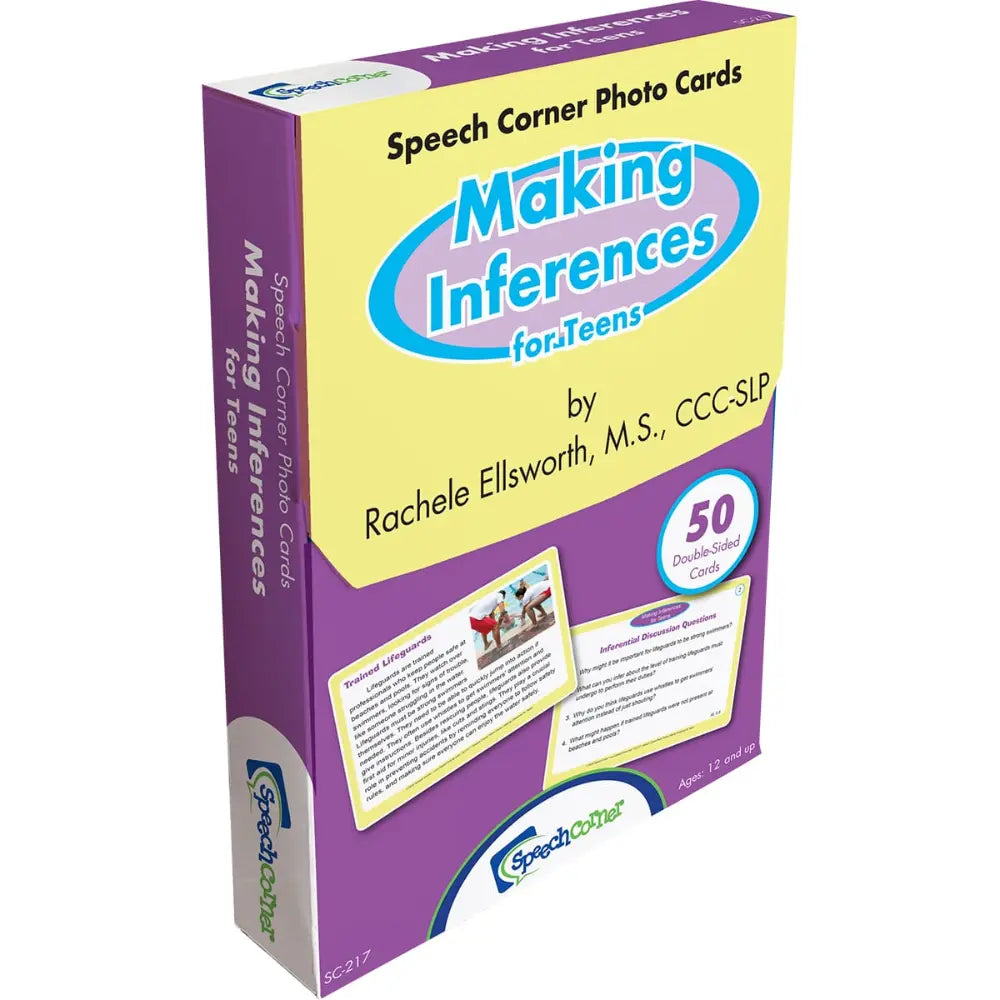 Making Inferences for Teens Photo Cards