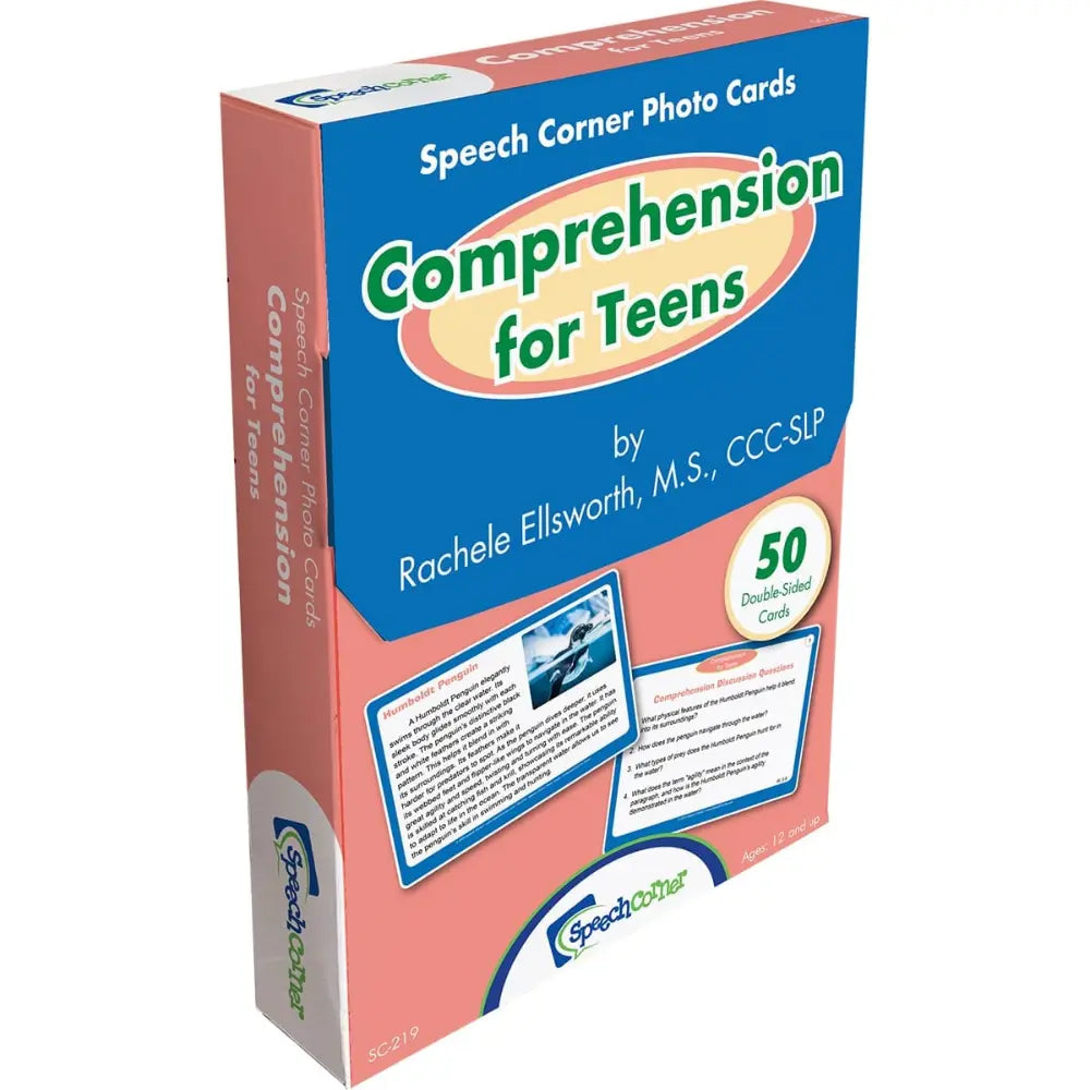 Comprehension for Teens Photo Cards